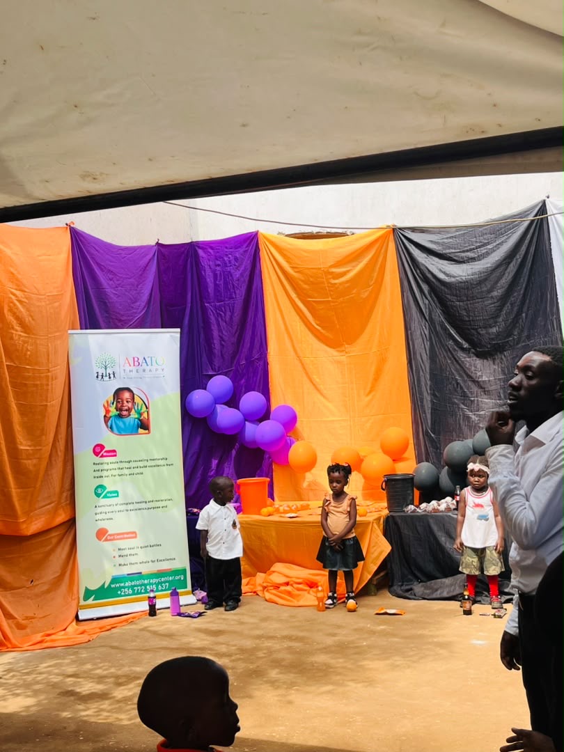 Children taking part in an ABATO school activity